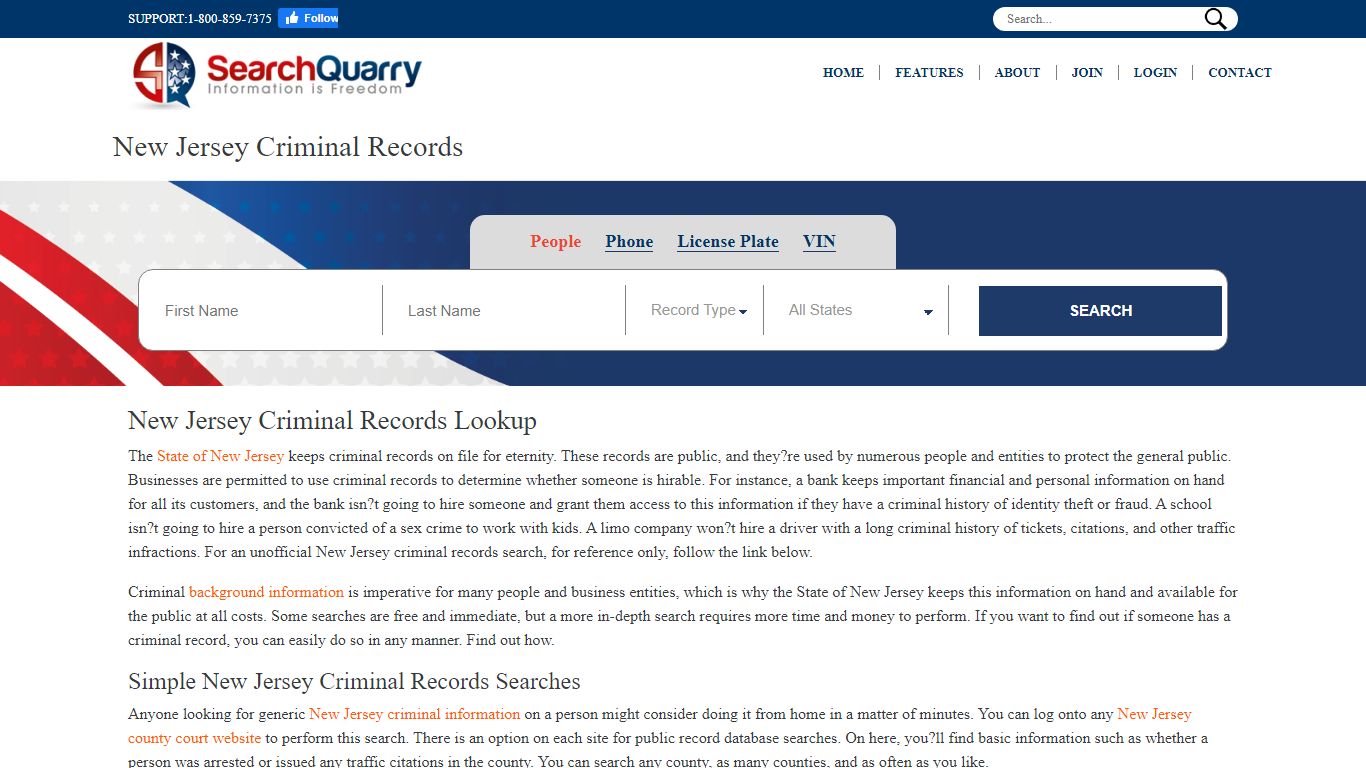 Free New Jersey Criminal Records | Enter Name & View Criminal Records
